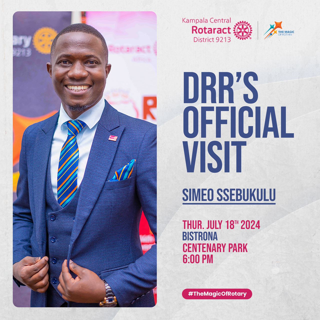 DRR's OFFICIAL VISIT -  Simeo Ssebukulu